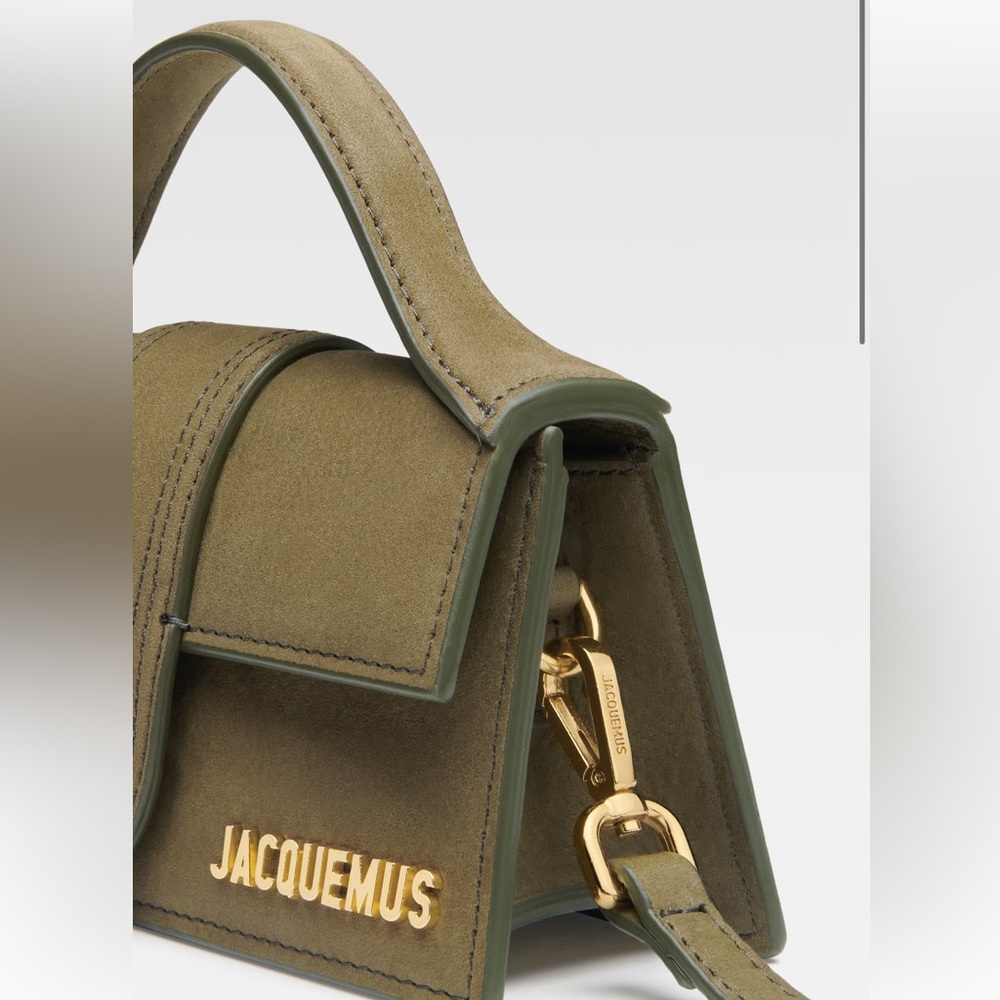 LE CHOUCHOU
Small flap bag. Dark khaki - Picture 4 of 7